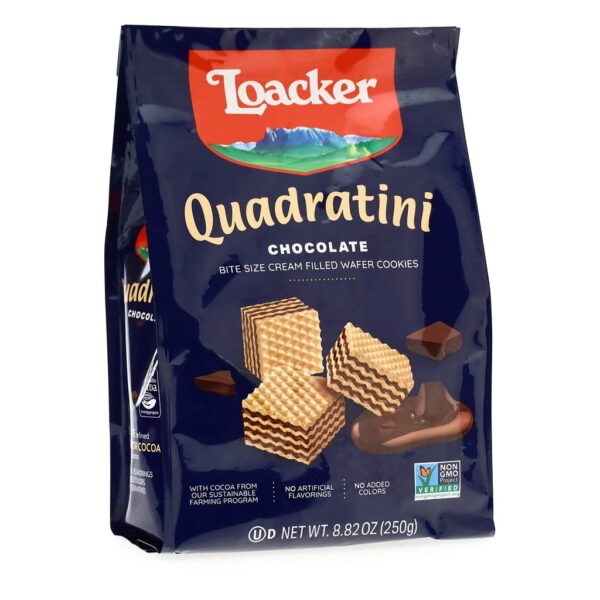 Loacker Quadratini Chocolate Wafers 8.82oz 6ct